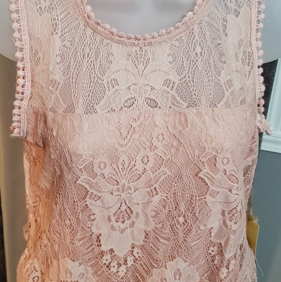 NWT Paper + Tee lace crochet top size M - Picture 5 of 5